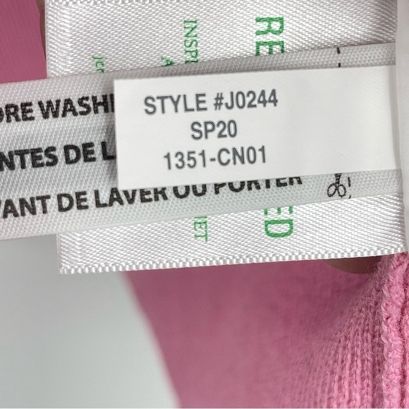 J. Crew Womens size Large Sophie Open Sweater Cardigan Bohemian Rose pink NWT - Picture 7 of 10